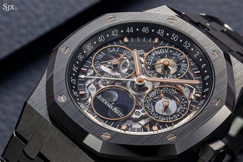 audemars piguet black|audemars piguet black ceramic skeleton.